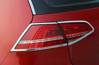 Для VW Golf 7 MK7 2014 2015 2016 2017 ABS Хром Задний фонарь Крышка Отделка Автомобильные аксессуары Наклейки