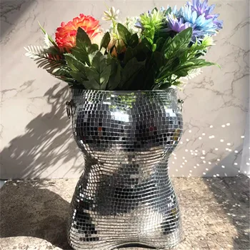 домашний декор дискотека тело кашпо ваза диско цветочный горшок для подарка и домашнего декора