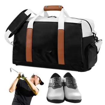  Дорожные сумки для мужчин PU Leather Gym Duffle Tote Сумка Водонепроницаемая дорожная сумка Дорожная сумка для хранения вещей для женщин и мужчин