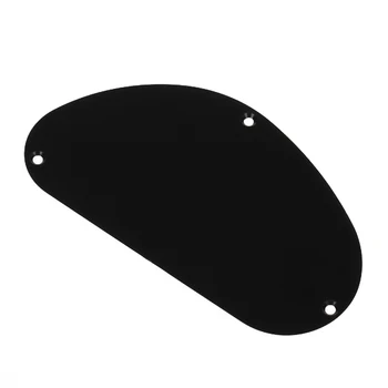 Дуплексная крышка полости электрогитары Задняя пластина Черный
