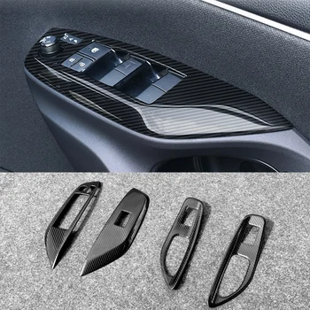 Защита от царапин металлических крышек панели переключателей дверных окон для гибридного автомобиля Mazda2 2022