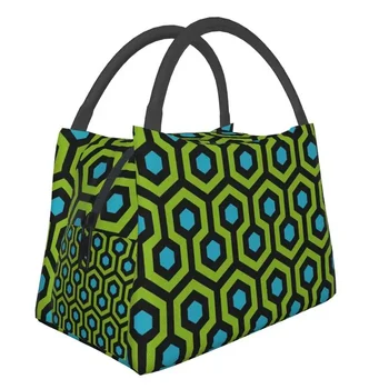  Изготовленная на заказ геометрическая сумка для ланча Мужчины Женщины Кулер Теплые изолированные ланч-боксы для офисных поездок