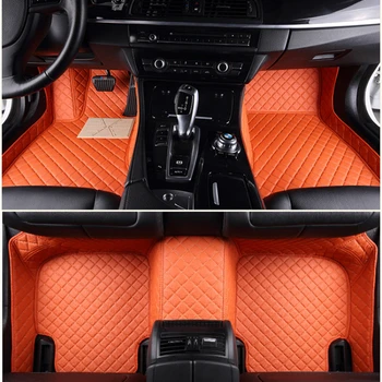 Изготовленные на заказ автомобильные коврики для Lexus ES ES300H ES350 2006-2012 годов Искусственный кожаный ковер Аксессуары для интерьера автомобиля