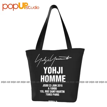 Йоджи Ямамото Бассейн Om Pour Homme Персонал Вшитый назад Логотип Сумки Портативная сумка для покупок Сумка через плечо