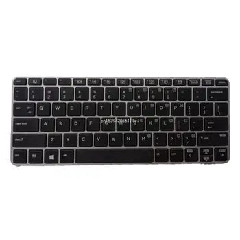 Клавиатура ноутбука заменена на американскую клавиатуру без точки для HP EliteBook 820 820 725 725 826630-001 Ремонт Дропшиппинг