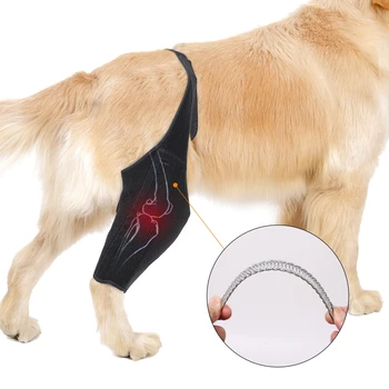  Коленный бандаж для собаки Поддерживающие бандажи для ног Для задней ноги Разрыв передней крестообразной связки Задняя лапа Эффективное облегчение для собак Повышение мобильности и комфорта Дураб