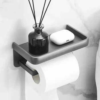 Коробка для туалетных бумаг пистолет серый держатель для салфеток туалетная стойка туалетная бумага рулон без перфорации настенный