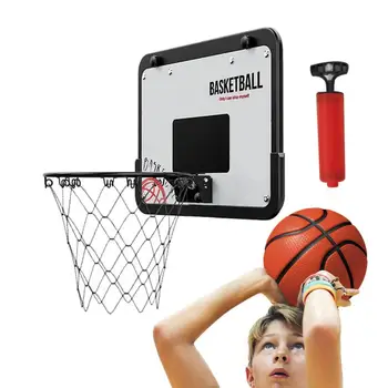  Крытый баскетбольный обруч Складное накладное баскетбольное кольцо с присоской Баскетбольные портативные обручи для камина Гараж