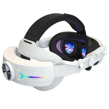 Легкие ремешки для головы VR-гарнитуры Оголовье с питанием от аккумулятора Продлите игровое время Повышенный комфорт