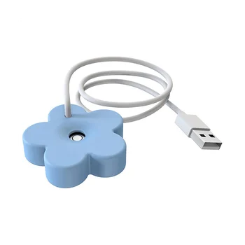 Мини портативный увлажнитель воздуха с USB-кабелем Герметизация Дизайн Безрезервуарный увлажнитель воздуха Дорожный персональный увлажнитель воздуха для спальни синий