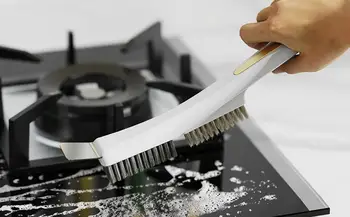 многофункциональный бытовой щелевой щетки для чистки раковины инструмент для чистки нейлоновой щетины щетки для полировки ржавчины инструменты