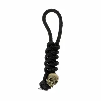 Модный скелет череп брелок плетеная веревка брелок подарок на день рождения парня