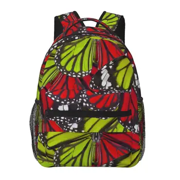 Модный школьный рюкзак Крылья бабочки Сумка Подросток Девочка Мальчик Школьная сумка Mochila