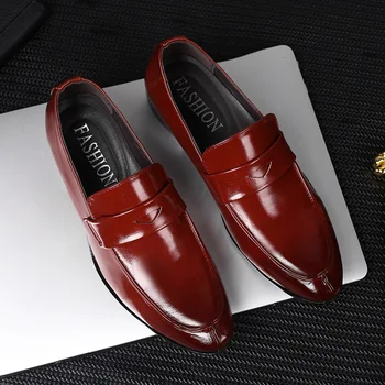 Мужская повседневная кожаная обувь Бренд Оксфорды ручной работы Обувь для вождения Мужские мокасины Классическая обувь для мужчин Новая итальянская обувь с кисточками