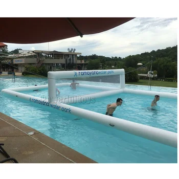 Надувная водная волейбольная площадка аквапарк плавучий телевизор спортивные игры