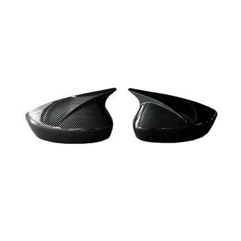  Накладки на боковое крыло зеркала заднего вида автомобиля для Mazda 6 Atenza 2020-2023 Задний вид OX Звуковой сигнал Защитная крышка из углеродного волокна