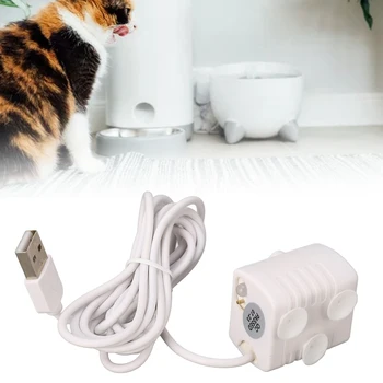  Насос для фонтана для домашних животных Бесшумный Предотвращение сухого горения Бесщеточный двигатель постоянного тока с питанием от USB Мини-насос для воды Cat