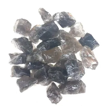 Натуральные необработанные кристаллы дымчатого кварца для украшения