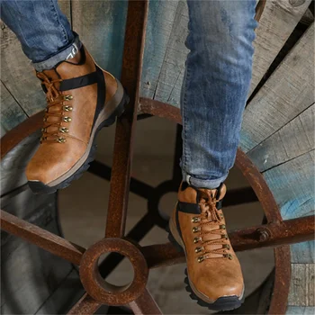 Новая цветная защитная обувь для мужских рабочих ботинок со стальным носком, ботинок на платформе унисекс с защитой от ударов и скольжения