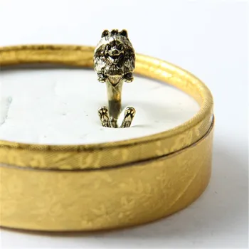 Новые винтажные кольца для собак тибетского мастифа Золотые Серебряные Кольца Обещание Кольца Для Женщин Девушка World Of Warcraft Aros Overwatch