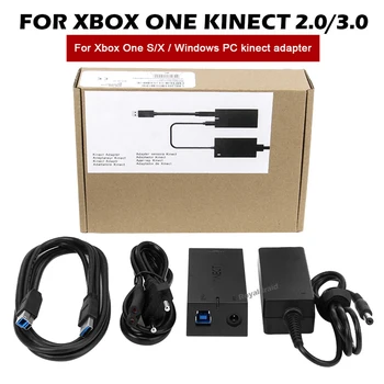 Новый адаптер Kinect для Xbox One XBOX ONE S Адаптер Kinect 2.0 3.0 EU Plug US USB AC Adapter 3.0 Блок питания для XBOX ONE X PC