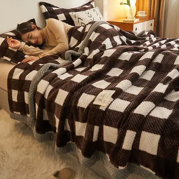Одеяло в японском стиле Одеяло Диван Пледы Одеяло Для Зимы Thinken Теплое одеяло для кроватей Мягкое покрывало
