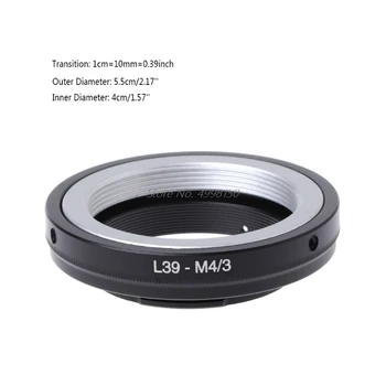 Оптовая прямая поставка L39-M4/3 Переходное кольцо крепления для объектива Leica L39 M39 на Panasonic G1 GH1 Olympus