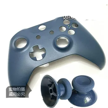 Оригинальная крышка лицевой панели Корпус передней панели Чехол для Xbox One Slim ONE S Замена с 3D аналоговыми палочками для большого пальца Крышки для большого пальца