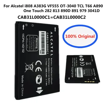 Оригинальный CAB31L0000C1 CAB31L0000C2 запасной аккумулятор для Alcatel i808 A383G VF555 OT-3040 TCL T66 Батарея для смартфонов
