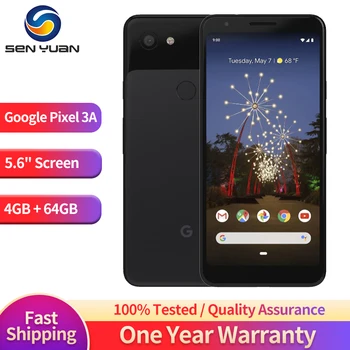 Оригинальный мобильный телефон Google Pixel 3A 4G 5,6