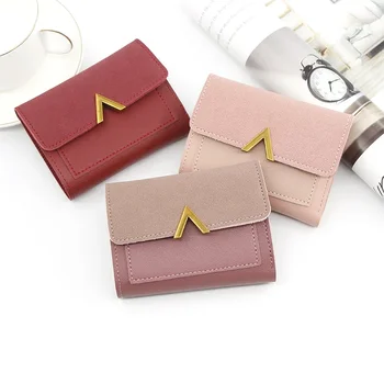  персонализированная новая корейская версия женской короткой сумки для карт маленький кошелек трехкратная сумка женский кошелек многокарточная сумка для карт