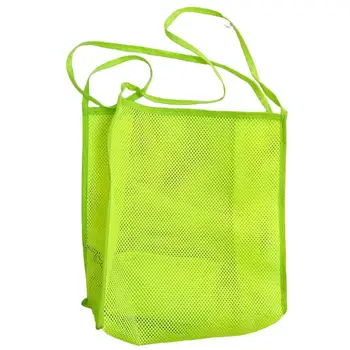  Пляжная сумка Большая сетчатая сумка Портативная сумка для переноски Для семьи Пляж Детские игрушки Пляжная сумка Плавательное снаряжение Сумка для хранения