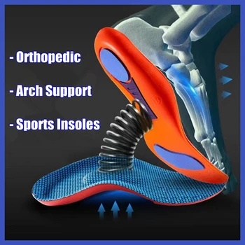 Поддержка свода стопы Стелька для плоскостопия Ортопедические стельки для обуви Мужчины Женщины Подошвенный фасциит Амортизирующие Спортивные кроссовки