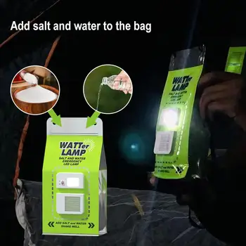  портативная лампа для соленой воды Светодиодный аварийный ночник для кемпинга на открытом воздухе Ночная рыбалка Долговечный открытый аварийный свет