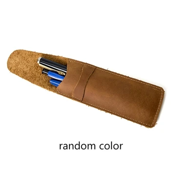 Портативная ручка Рукав Кожаная ручка Карман Мини-ручка с флип-подарком для взрослых