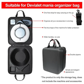  Портативная сумка для переноски EVA Дорожная сумка для переноски Водонепроницаемая ударопрочная с плечевым ремнем для Devialet Mania Outdoor Speaker