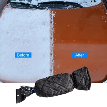 Прочная автомобильная лопата для уборки снега Автомобильное лобовое стекло Скребок для уборки снега Лопата для льда Инструмент для очистки окон Инструмент для удаления всех автомобильных аксессуаров