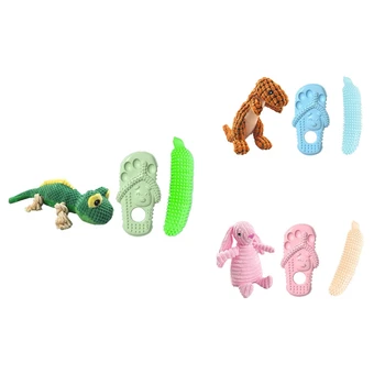  Резиновая палочка для прорезывания зубов Устойчивая к укусам звуковая игрушка для собак Прочная игрушка