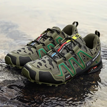 Роскошная обувь для походов на открытом воздухе Мужские кроссовки Дизайнерские нескользящие водонепроницаемые мужские туфли Уютная легкая ходьба Кроссовки Корзины Homme