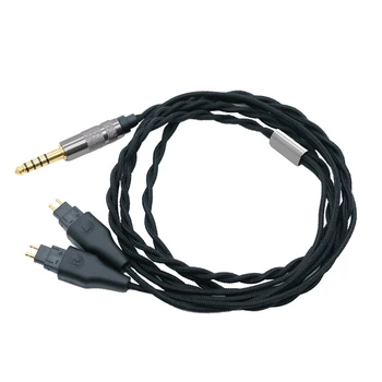  Сбалансированный кабель для наушников 4,4 мм Кабель DIY для Sennheiser HD580 HD600 HD650 HD660S Кабель для обновления наушников