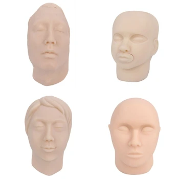 Силиконовая модель инъекции головки Модель человеческой головы Модель лица манекена для врача Дропшиппинг
