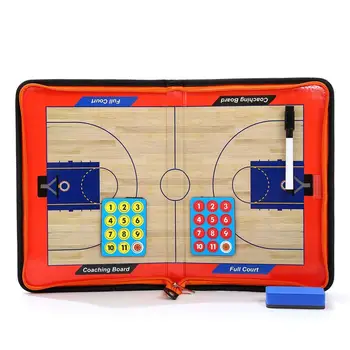  Складной баскетбольный обучающий планшет Набор Застежка-молния Дизайн Сильная магнитная тактическая доска для печати Nclear Новейшая