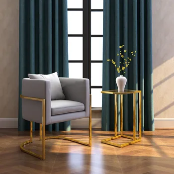 Современное кованое железо Стулья для гостиной Магазин одежды Кафе Спинка диванов Мода Спальня Гардеробная Кресла для гостиной