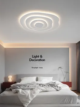 Современные светодиодные потолочные светильники для гостиной, спальни, офиса, белого геометрического цвета воды, потолочные светильники, домашний декор, внутренние светильники