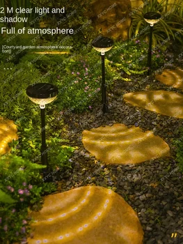 Солнечная садовая лампа Уличная лампа для газона Уличная ландшафтная лампа Садовая лампа для виллы Терраса Водонепроницаемый светодиодный подземный свет