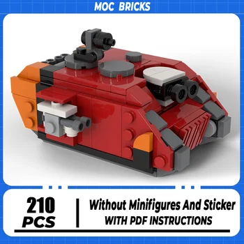 Технические Moc Bricks Военная модель Космический десант Land Raider Tank Строительные блоки Подарки Игрушки для DIY Механическая сборка танка