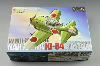 Тигр Вторая мировая Модель #102 Симпатичная Чешуйчатая Императорская Армия Японии Накадзима Ki-84 Модель Хаятэ