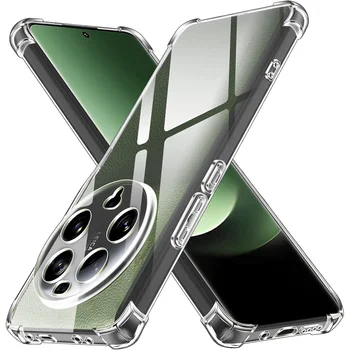Толстый ударопрочный силиконовый прозрачный чехол для телефона для Xiaomi 13 Ultra 12T 12X 12 Pro 11 Lite 11T Pro 13 Pro Защитная задняя крышка чехла