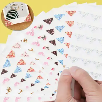 Угловые наклейки Водонепроницаемые многофункциональные бумажные наклейки с цветочным принтом для детей