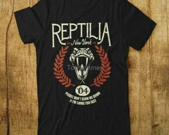 Футболка The Strokes Reptilia Винтажная футболка унисекс из черного хлопка с коротким рукавом S-5Xl